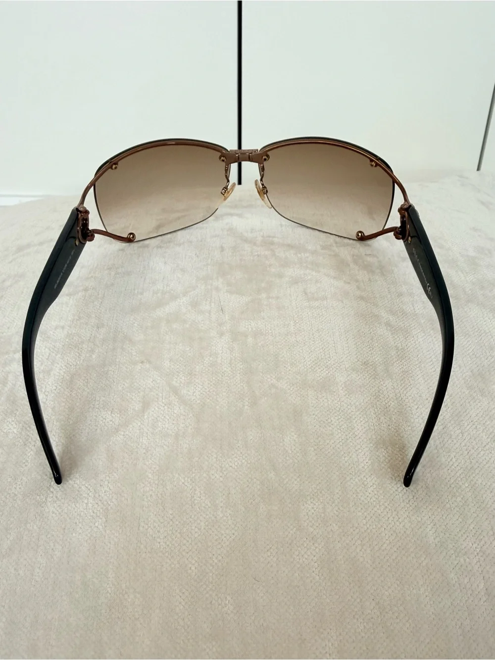 Gucci Brown Gradient Rimless Women's Sunglasses